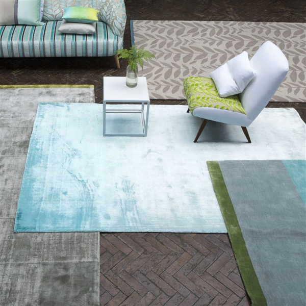 Tapis Eberson aqua Designers Guild Tapis Eberson aqua Designers Guild