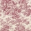 Papel pintado Stag Toile Little Greene Burgundy Stag Toile Burgundy