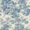 Papel pintado Stag Toile Little Greene Juniper Stag Toile Juniper