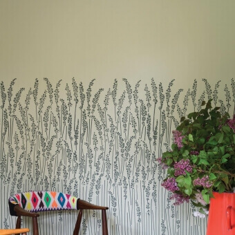 Tapete Feather Grass Céladon Farrow and Ball