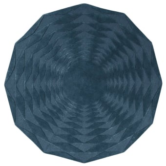 Tapis Polygon bleu