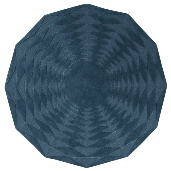 Teppich Polygon bleus