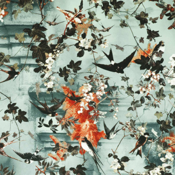 Hirondelle Wallpaper Printemps Jean Paul Gaultier