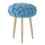 Tabouret Knitted Blue Gan Rugs Azul 167053