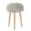 Knitted Grey Stool Gan Rugs Grey 167057