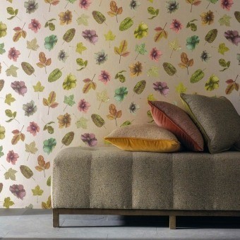 Woodland Wallpaper Jade/Rose Gold Osborne and Little