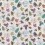 Woodland Fabric Osborne and Little Fuchsia/Teal F7012-01