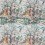 Japanese Garden Fabric Osborne and Little Teal/Fuchsia F7015-02