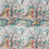 Tissu Japanese Garden Osborne and Little Teal/Fuchsia F7015-02