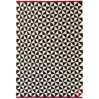 Teppich Pattern 2s Black/White Nanimarquina