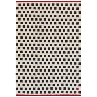 Tappeti Pattern 3 Black/White Nanimarquina