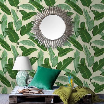 Carta da parati panoramica Banana Leaves Carta da parati panoramica Banana Leaves