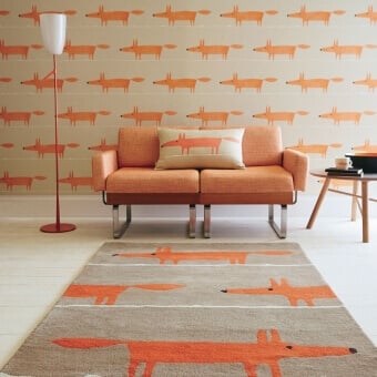 Mr Fox Cinnamon Rug