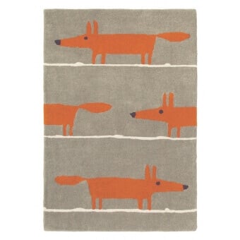 Mr Fox Cinnamon Rug