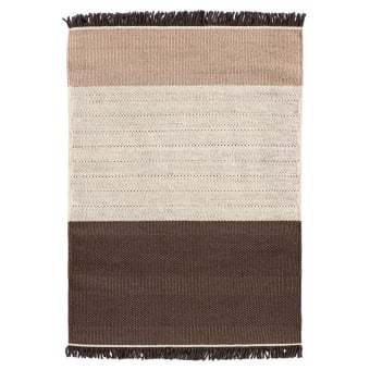 Tres Stripes Chocolate Rug