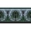 Bordüre Palmette Edmond Petit Bleu Ciel/Vert Émeraude RM008-02