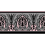 Borde Palmette Edmond Petit Gris Lola/Rose RM008-05