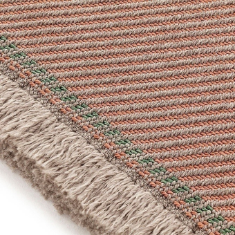 Garden Layers Diagonal Amond/Peach Rug