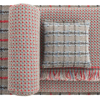 Garden Layers Checks Cushion