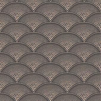 Feather Fan Wallpaper Charcoal/Bronze Cole and Son
