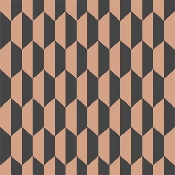 Petite Tile Wallpaper Charcoal/Bronze Cole and Son