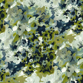 Monet Fabric Alga inchiostro Rubelli