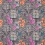 Tela Naranjary Matthew Williamson Black/Fuchsia/Orange F7122-01