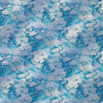 Schleier Stoff Water Lily