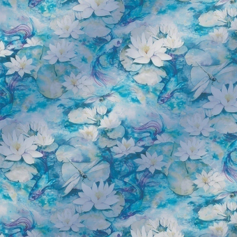 Water Lily Sheer Fabric