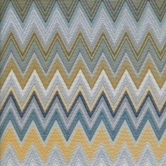 Papier peint métallisé Zig Zag Multicolore