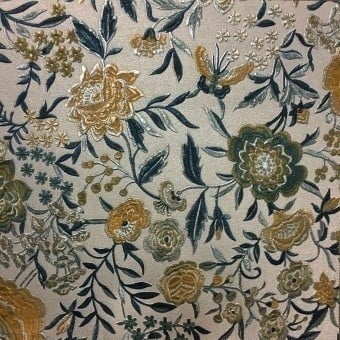 Oriental Garden Metallic Wallpaper