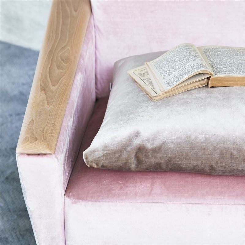 DESIGNERS GUILD ピンクベルベットクッション Designers Guild Pavot