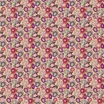 Varietes De Gloxinia Fabric Violet John Derian