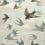 Papier Peint Chimney Swallows John Derian Sky blue PJD6003/01