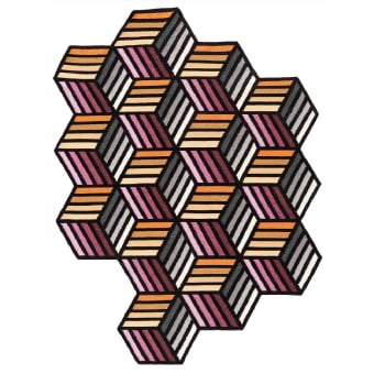 Alfombras Parquet Hexagon