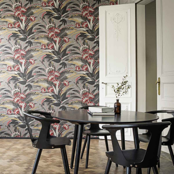 Decorata Wall covering Gris/Rouge Arte