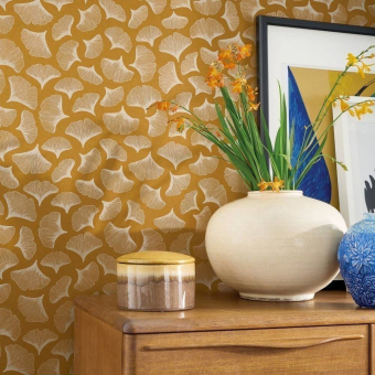 Papier Peint Ginkgo
