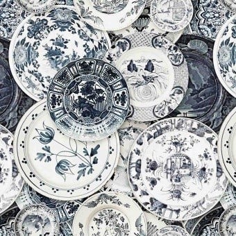 Panoramatapete Delftware