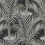 Papel pintado Palma Hookedonwalls Noir/Gris 36534