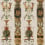 Pilasters Panel Mindthegap Taupe/Green/Brown WP20191