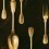 Panoramatapete Cutlery Mindthegap Brass/Black WP20246