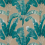Palmaria Wallpaper Osborne and Little Turquoise/Beige W7210-04