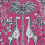 Papier peint Kruger Emma J. Shipley by Clarke and Clarke Magenta W0102/04