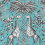 Carta da parati Kruger Emma J. Shipley by Clarke and Clarke Teal W0102/08
