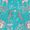 Velours Kruger Emma J. Shipley by Clarke and Clarke Teal F1210/01