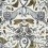 Papel pintado Extinct Emma J. Shipley by Clarke and Clarke Gold W0100/02