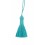 Masaï Key tassel Houlès Turquoise 35229-9610