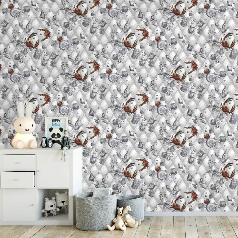 Coquillages & Crustacés Wallpaper Edmond Petit