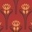 Tapete Tulipes Isidore Leroy Rouge 6240403