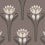 Papel pintado Tulipes Isidore Leroy Tabac 6240404